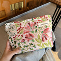 Vintage Tasche Mit Blumenstickerei
