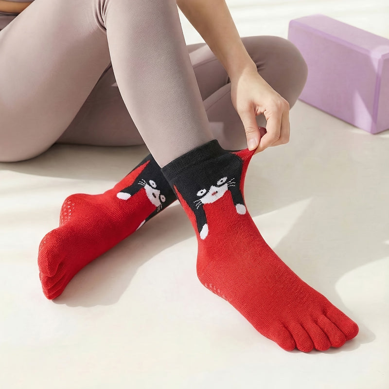 Fünfzehen-Antirutschsocken