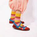 Bunt Gestreifte Socken