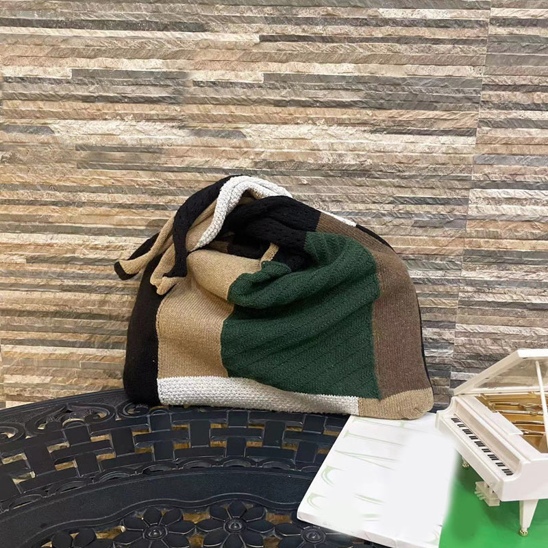Vintage Patchwork-Stricktasche