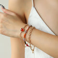 Vintage Böhmisches Armbandset