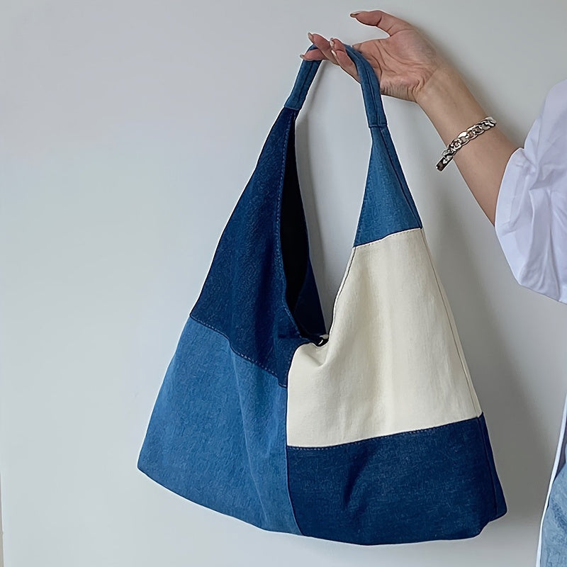 Vintage-Tasche Mit Farbblock