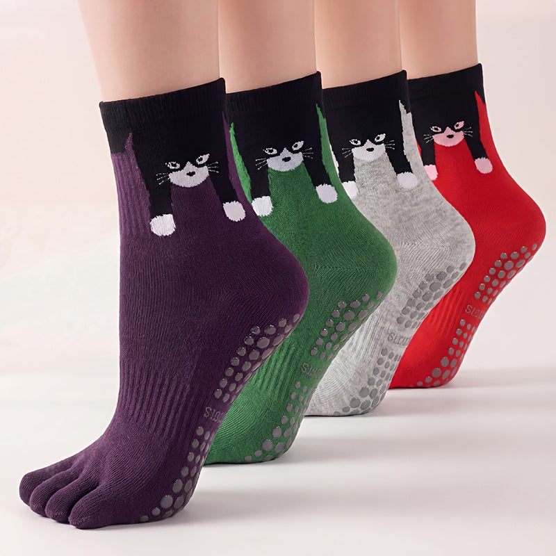 Fünfzehen-Antirutschsocken