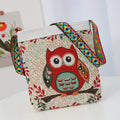 Lässige Tasche Mit Eulenstickerei