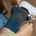 Lässige Socken Mit Farbblockmuster
