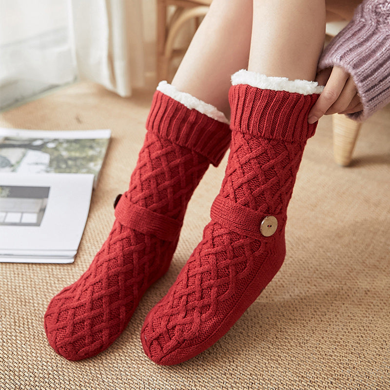 Warme Rutschfeste Socken