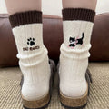 Lässige Socken Mit Katzenmuster