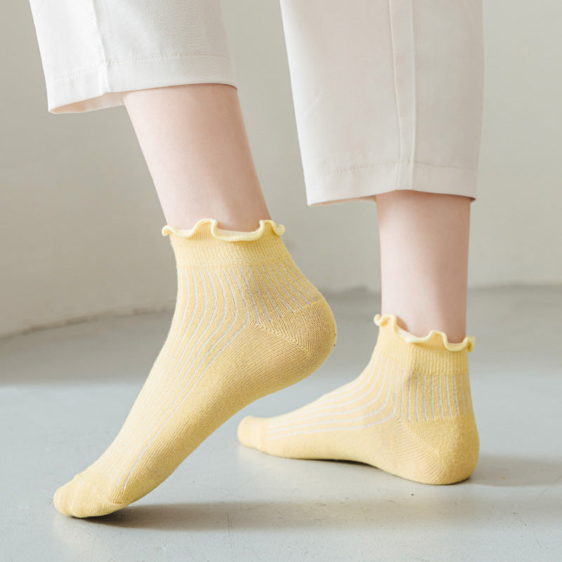 Lässige Einfarbige Socken
