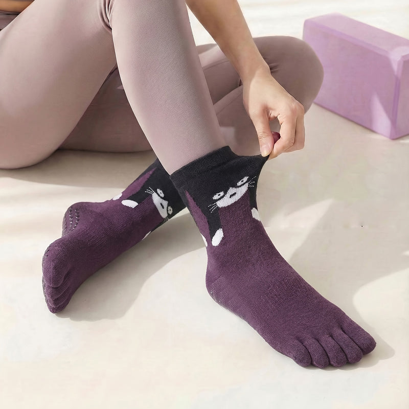 Fünfzehen-Antirutschsocken