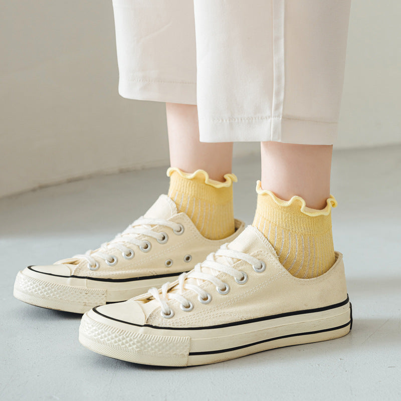 Lässige Einfarbige Socken
