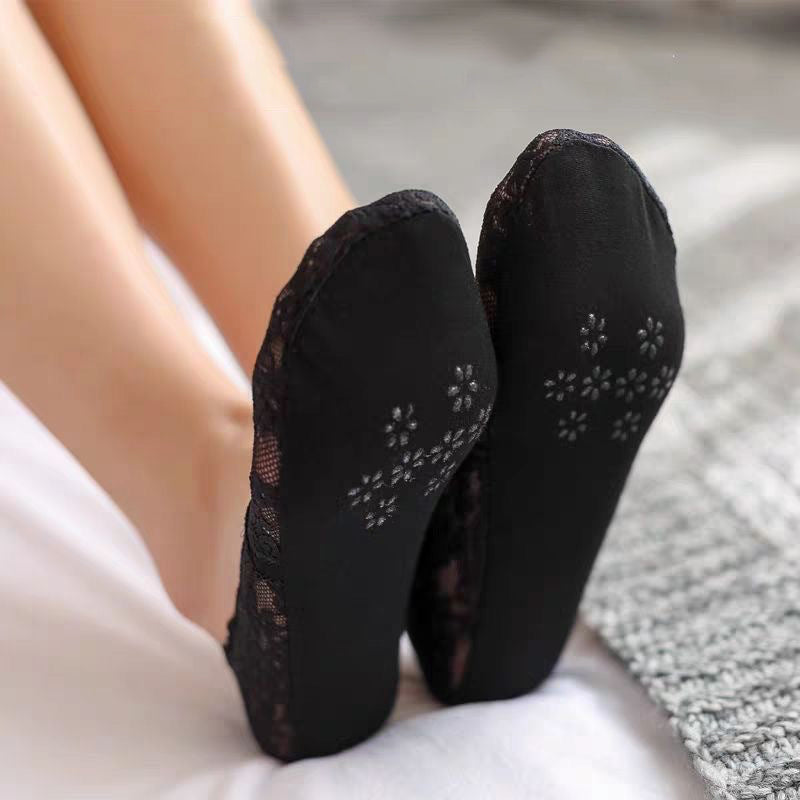 Atmungsaktive Socken Mit Blumenmuster