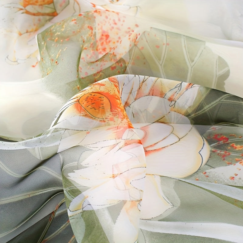 Eleganter Blumenschal