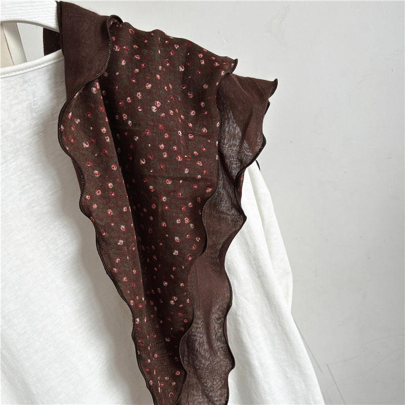 Vintage-Schal Mit Blumenmuster