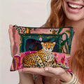 Vintage-Tasche Mit Leopardenmuster