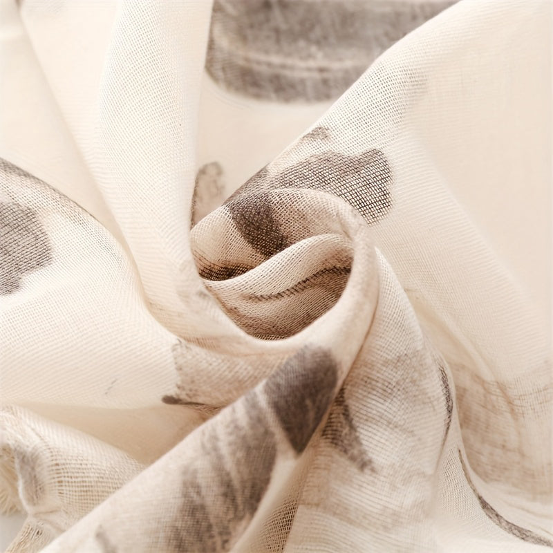Vintage-Schal Mit Blumenmuster