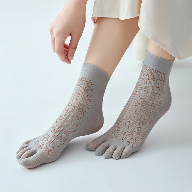 Atmungsaktive Fünf-Zehen-Socken