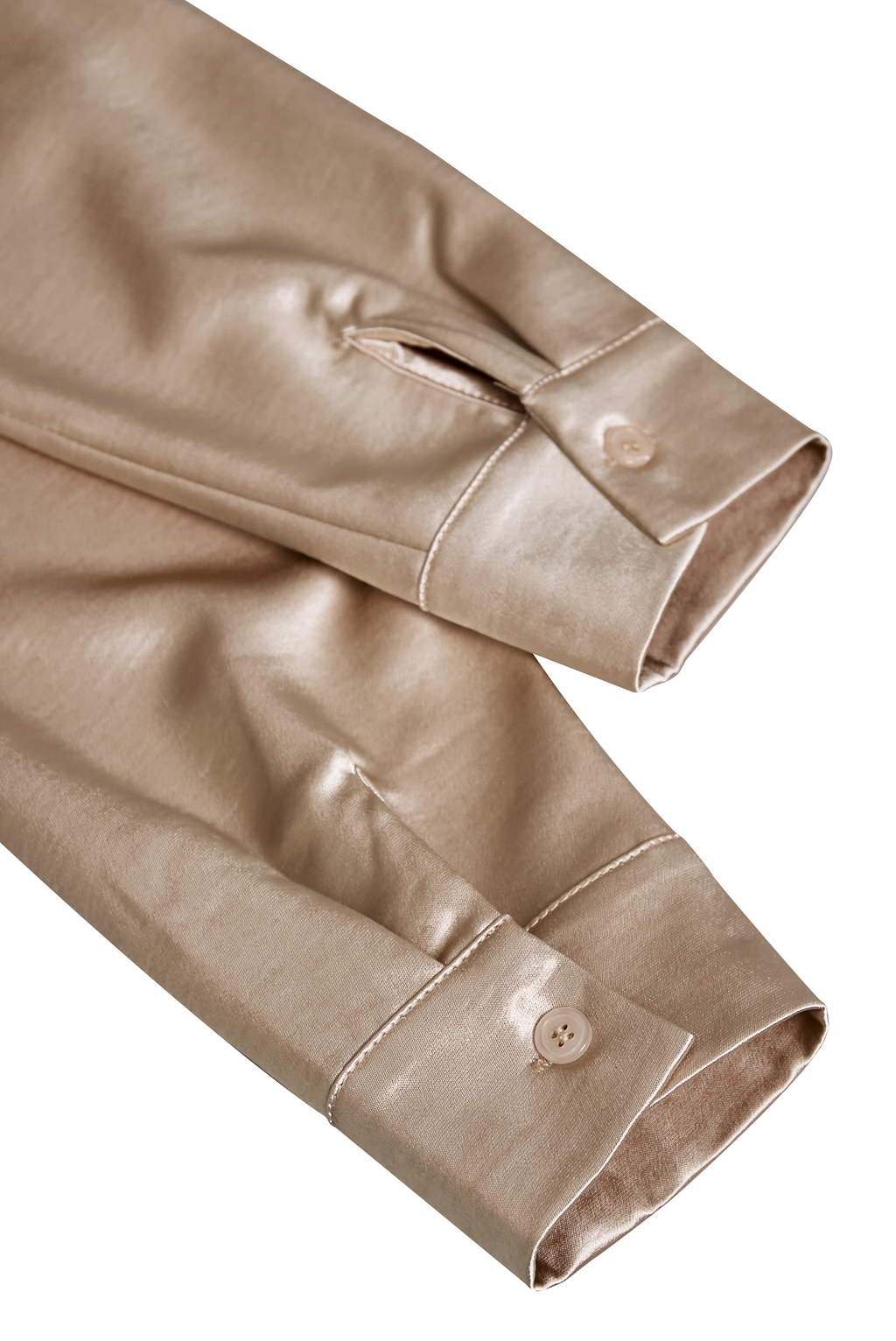 Camicetta Elegante in Raso Bianco con Scollo Drappeggiato