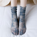 Atmungsaktive Spitzensocken