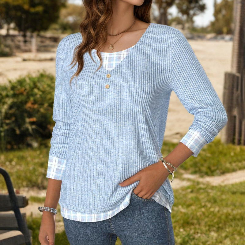 Elegante Lässige Bluse