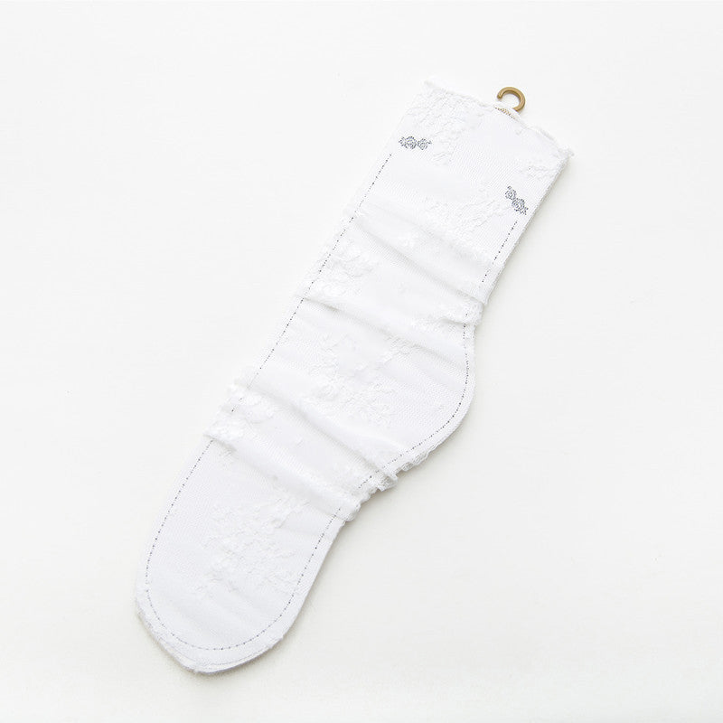Atmungsaktive Spitzensocken