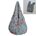 Vintage-Tasche Mit Blumenmuster