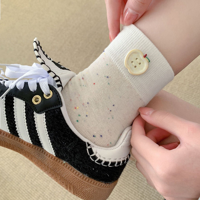 Lässige Socken Mit Farbblock
