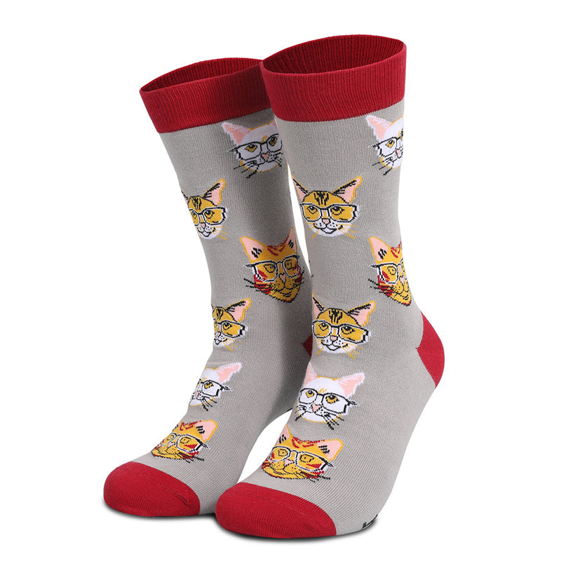 Socken Mit Vintage-Tiermuster