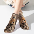 Lässige Socken Mit Animalprint