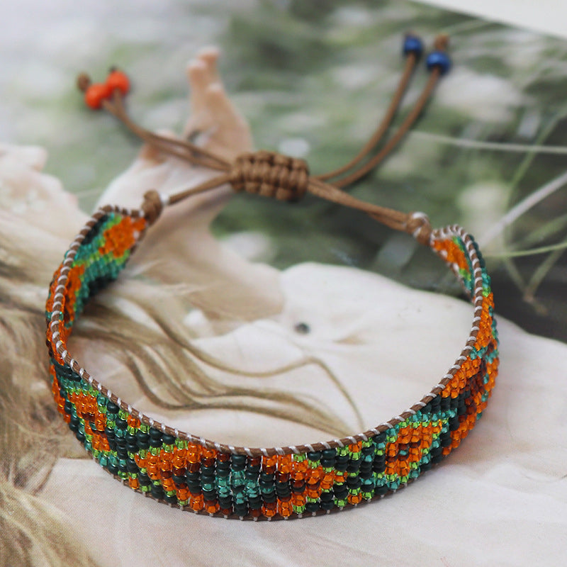 Handgewebtes Böhmisches Armband