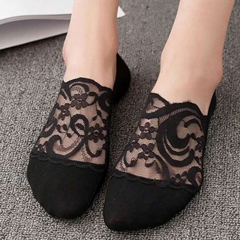 Atmungsaktive Blumensocken