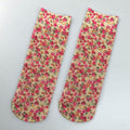Atmungsaktive Blumensocken