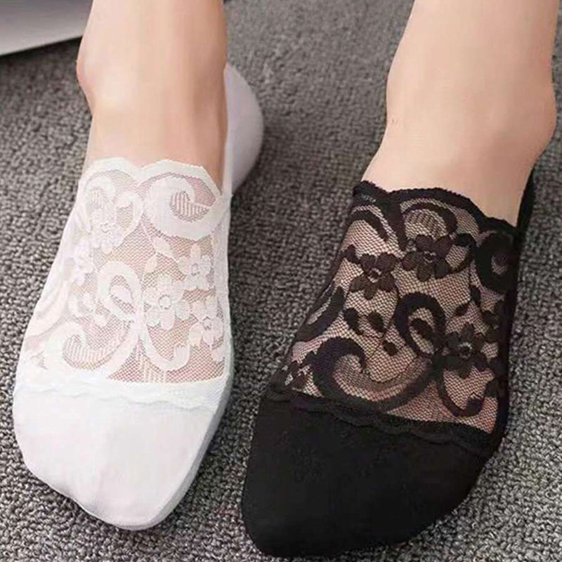 Atmungsaktive Blumensocken
