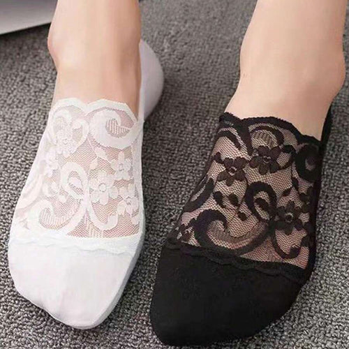 Atmungsaktive Blumensocken
