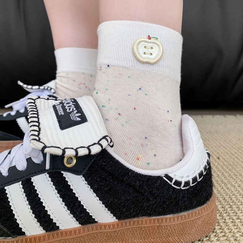 Lässige Socken Mit Farbblock