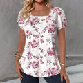 Elegante Bluse Mit Blumenmuster