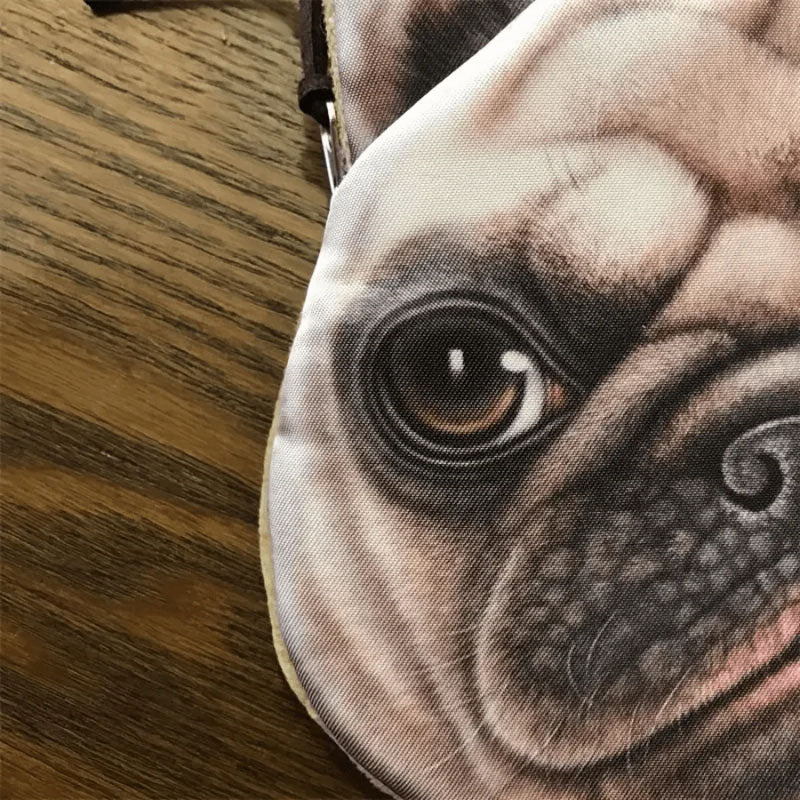 Münzgeldbörse Mit Cartoon-Hund