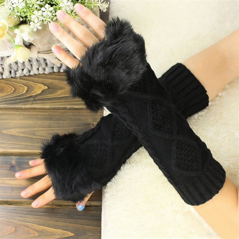 Warme Einfarbige Handschuhe