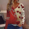 Vintage T-Shirt Mit Herzprint