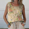 Vintage-Tanktop Mit Blumendruck