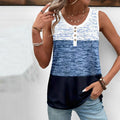 Lässiges Farbblock-Tanktop