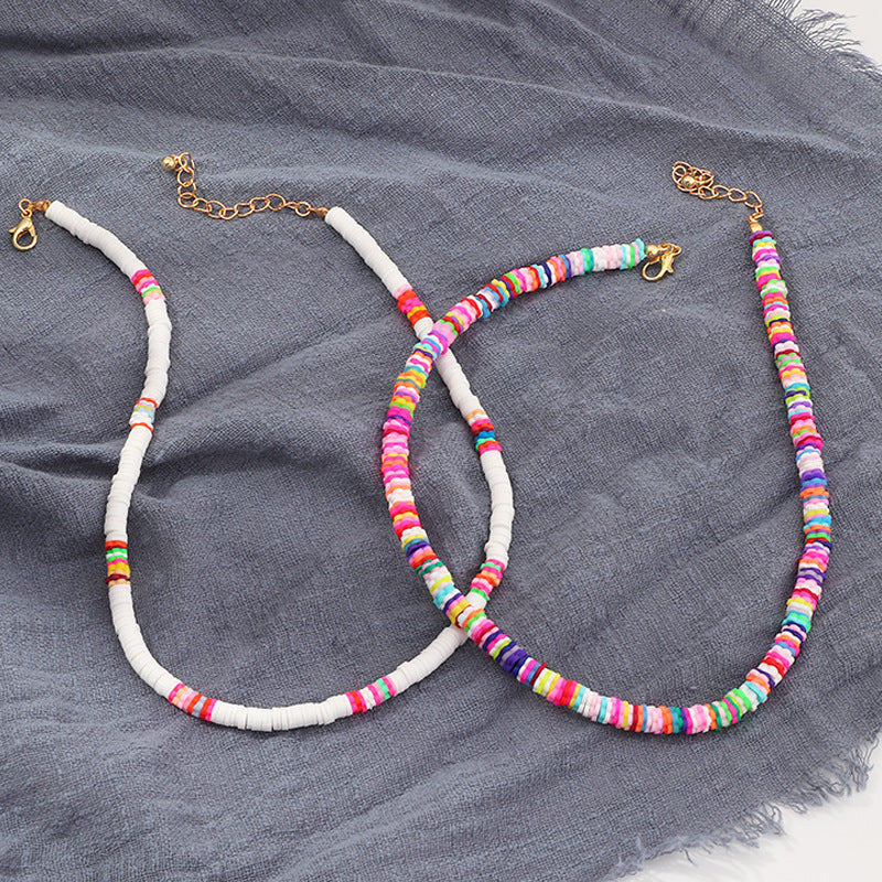Bunte Boho-Halskette