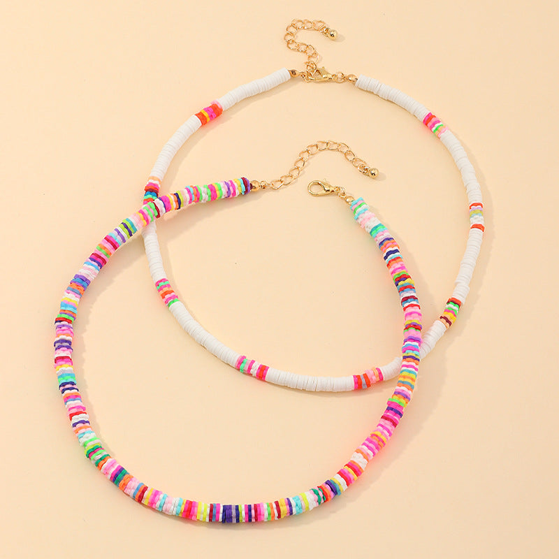 Bunte Boho-Halskette