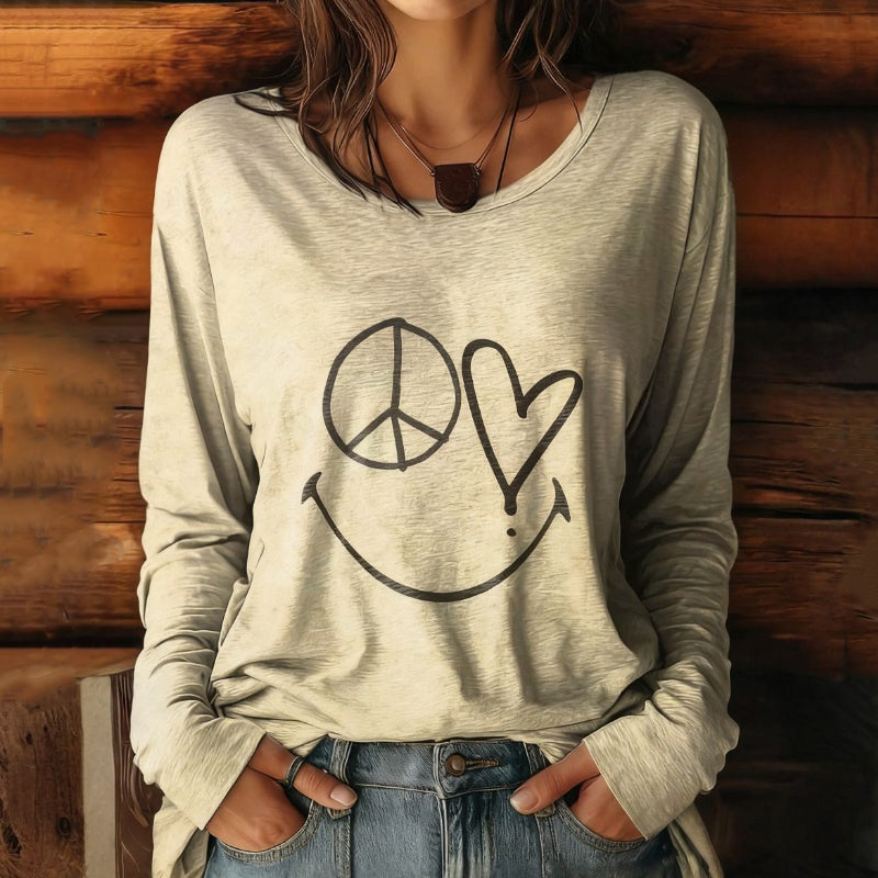 Vintage-Lässiges T-Shirt
