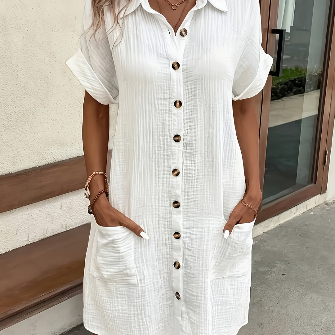 Inés | Vestido camisero de inspiración vintage