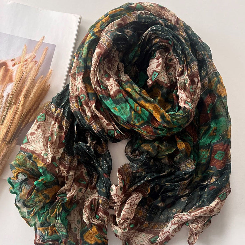 Vintage Schal Im Ethno-Stil