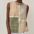 Vintage-Tanktop Mit Farbblock