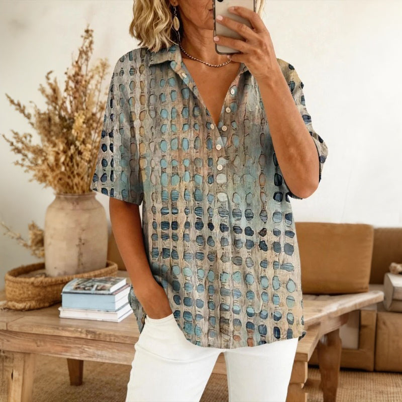 Vintage Lässiges Bluse