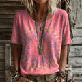 Vintage-Farbverlauf-T-Shirt