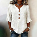 Vintage-Bluse Mit Blumenmuster