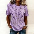 Vintage-T-Shirt Mit Blumenmuster